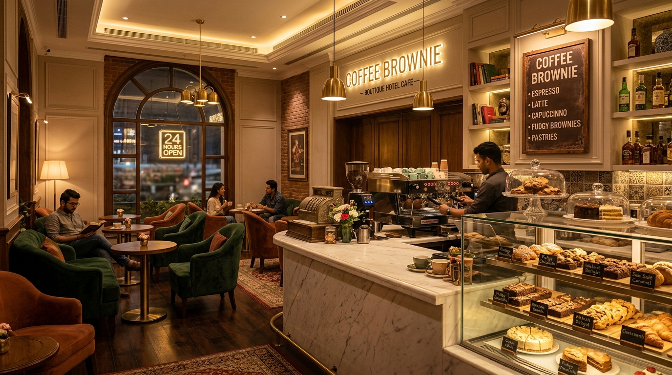 Coffee Brownie Cafe at Hotel Grand Godwin