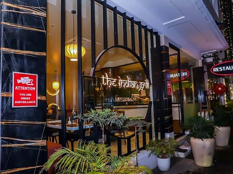 The Indian Grill Restaurant Front Entrance in Paharganj